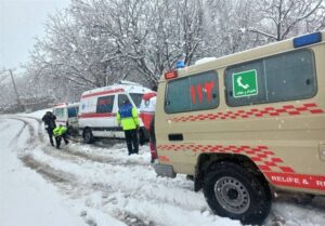 امدادرسانی هلال‌احمر کرمان به بیش از 4600 نفر در پی سیل، برف و کولاک اخیر