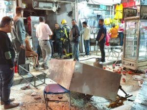 انفجار پیتزافروشی در بندرعباس/ بررسی علت حادثه ادامه دارد