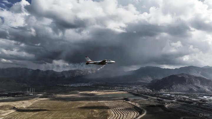 سپاه در آسمان خشکسالی؛عملیات گسترده بارورسازی ابرها برای نجات منابع آب