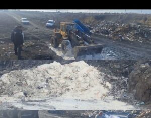 معدوم  سازی ۱۷۲۰ کیلوگرم آرد غیربهداشتی در پارس آباد