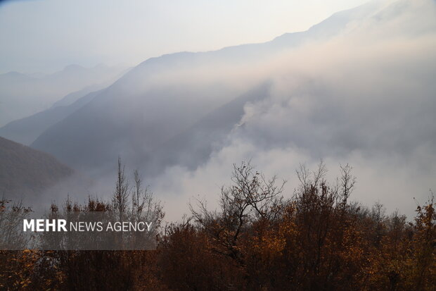 مهارحریق درجنگل‌های شرق گلستان؛عملیات پاکسازی و پایش همچنان ادامه دارد
