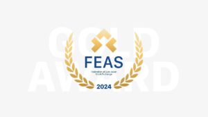 کسب نشان طلای بازارهای سهام FEAS  توسط کارگزاری مفید