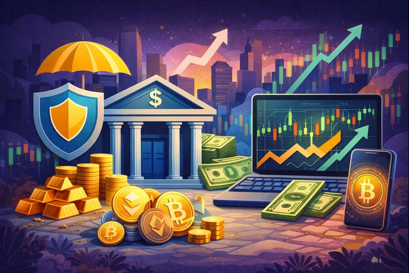 بانک و مالی (بیمه، طلا، فارکس و ارزدیجیتال)