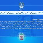 آغاز فرایند انتخابات میان‌دوره‌ای مجلس خبرگان و مجلس شورای اسلامی