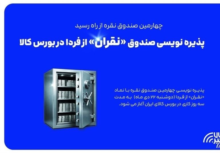 آغاز پذیره نویسی چهارمین صندوق نقره از دوشنبه