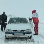 بارش سنگین برف در ارتفاعات هراز