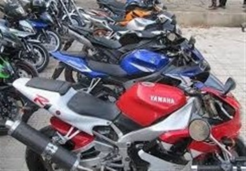 کشف 11 دستگاه موتورسیکلت خارجی در اردبیل