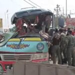 ۱۴ کشته و ۱۶ زخمی در تصادف جاده‌ای در پنجاب پاکستان