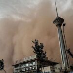 احتمال طوفان گرد و خاک در تهران| افت دما تا ۸ درجه
