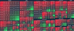 بورس فقط قرمز / افت ادامه دار شاخص کل