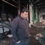 خسارت سنگین آتش‌سوزی در کارخانه صنایع تبدیلی سیب‌زمینی اردبیل