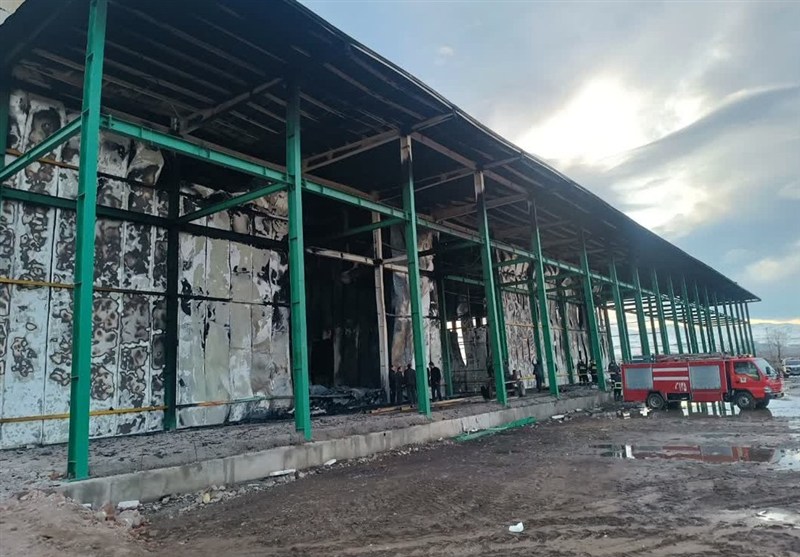 اخبار استان اردبیل , آتش‌سوزی , کارخانه , 