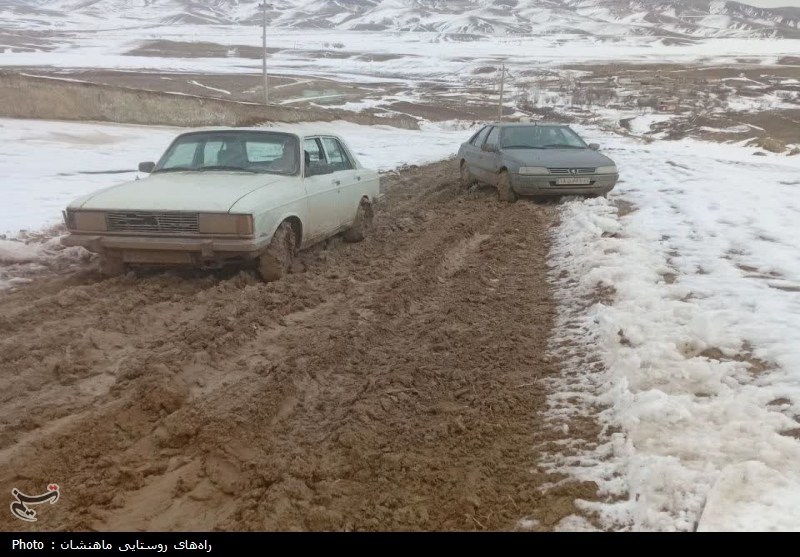 زمستان سخت روستاهای ماهنشان! وضعیت راه ها , زندگی روستایی ,