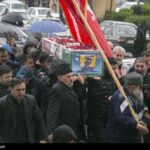 آخرین سفر دریادلان در میان باران؛ 4 قهرمان دنا در کرمانشاه آرام گرفتند