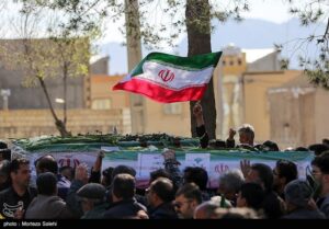 تشییع پیکر 21 شهید جنایت صهیونی ـ آمریکایی در مراغه
