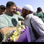 حجاج ایرانی از مرزی زمینی شلمچه وارد ایران شدند