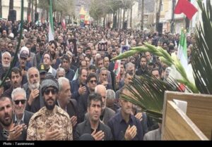 شهید ناوشکن دنا در شهرستان دنا آرام گرفت+تصاویر