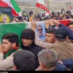 پیکر مطهر شهید پاکپور به زادگاهش رسید؛ تشییع فرمانده شهید سپاه در دهسد