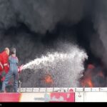 آتش‌سوزی کارخانه یونولیت‌سازی ‌گنبدکاووس کنترل شد