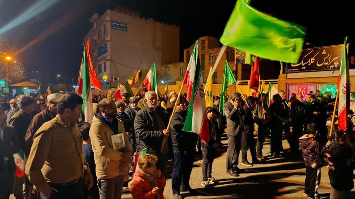 اجتماع حماسی مردم فراهان در پنجاه و دومین شب قرار عاشقی