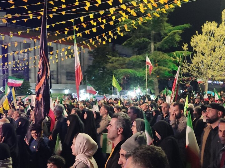 اجتماع پرشور مردمی در مرکز مازندران