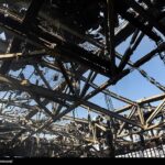 اصابت پرتابه دشمن به سوله تعاون روستایی هفتگل