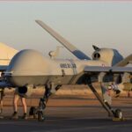 انهدام پهپاد پیشرفته MQ9 اسرائیلی در آسمان خمین