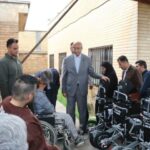 اهدای ویلچر برقی و جهیزیه به مددجویان ثلاث‌باباجانی