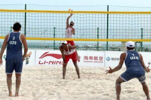 برتری تیم ملی والیبال ساحلی “ب” مقابل ازبکستان