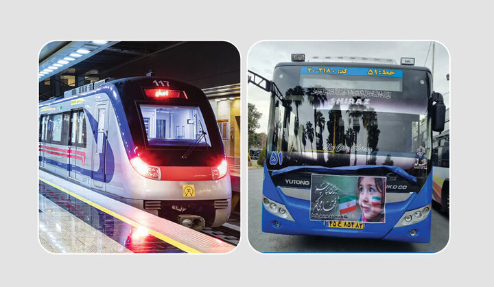 بلیت مترو و اتوبوس‌های BRT همچنان رایگان است