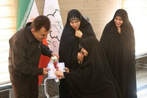 تجلیل از فرزندان دختر شهدای جنگ رمضان در تبریز