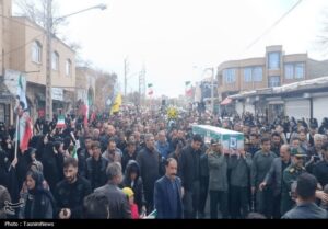 تشییع باشکوه 3 شهید حملات آمریکایی ـ صهیونی در آذربایجان غربی
