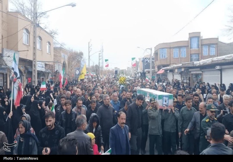 تشییع باشکوه 3 شهید حملات آمریکایی ـ صهیونی در آذربایجان غربی