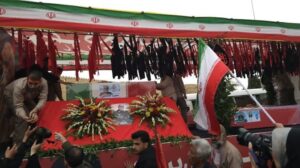 تشییع حماسی شهید خادمی و شهدای حملات آمریکایی ـ صهیونی در شیراز+تصاویر