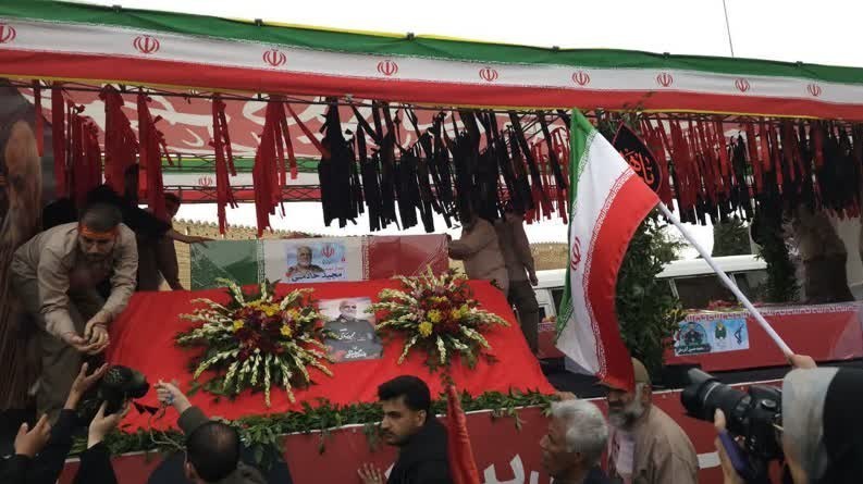 تشییع حماسی شهید خادمی و شهدای حملات آمریکایی ـ صهیونی در شیراز+تصاویر