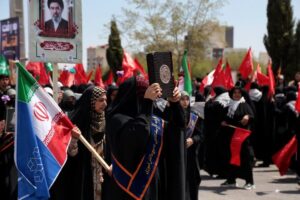 تصاویری از رزمایش دختران جان فدا در ارومیه