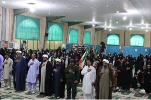 حضور پرشور دختران دلگانی در جشن کریمه اهلبیت(س) و پویش «جانفدا»