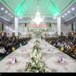 خطبه‌خوانی و آغاز دهه کرامت از حرم حضرت معصومه(س)+ عکس