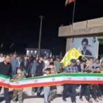 راهپیمایی شبانه مردم روستای «شهنیا» شهرستان دیر