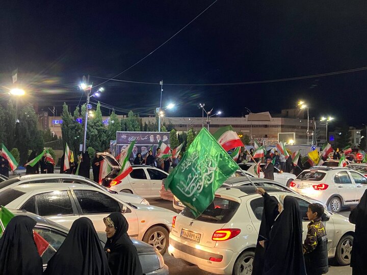 شب زنده داری مردم کرمان برای مقاومت ملی در خیابان‌ها