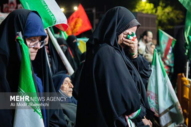 شور انقلابی مردم خلیل آباد در پنجاه و چهارمین شب