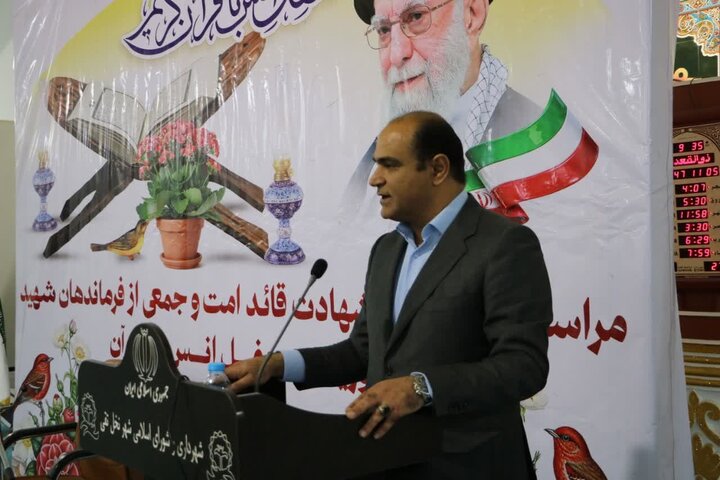 محفل انس با قرآن کریم در نخل تقی برگزار شد