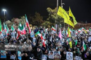 میدان‌داری مردم دیار آفتاب در پنجاه و سومین شب حماسه