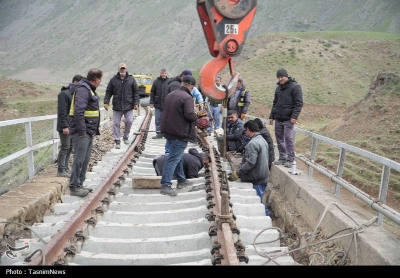 هر 6 نقطه ریلی ‌حملات آمریکایی ـ صهیونی ترمیم شد + تصاویر