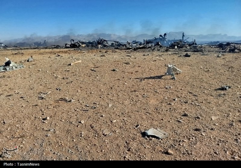 واقعه طبس تکرار شد/ تصاویر انهدام پرندههای متجاوز آمریکایی جنگ آمریکا و رژیم صهیونیستی علیه ایران ,