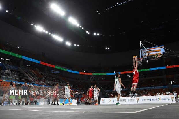 پیروزی تیم ملی بسکتبال سه نفره ایران در اولین بازی