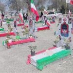 گلزار شهدای میناب "زیارتگاه" کاروان‌های راهیان نور شد