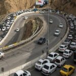 ترافیک روان و آسمان آفتابی در محورهای مواصلاتی شمال