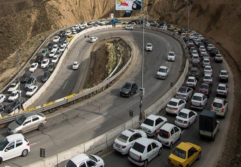 ترافیک نیمه‌سنگین در جاده‌های مازندران