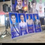 مراسم اربعین شهادت شهدای کوه‌سیاه برگزار شد+تصاویر